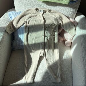 Barefoot Dreams Cream Kids Onesie Romper Footie Dove